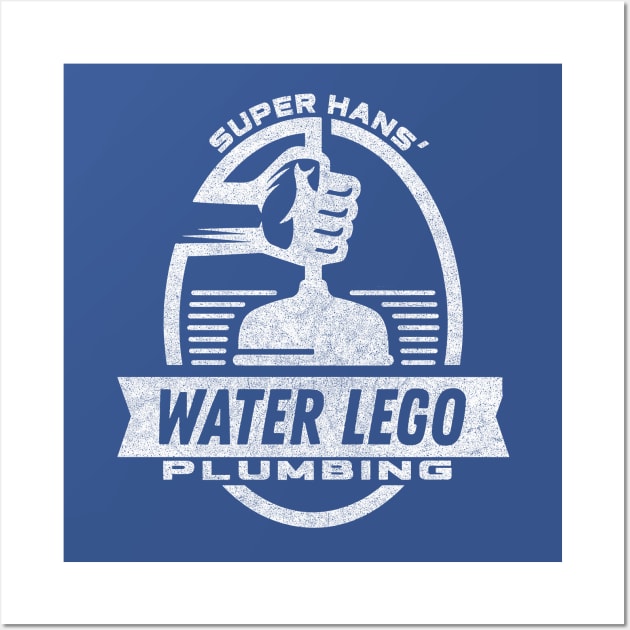 Super Hans' Water Lego Plumbing Wall Art by DankFutura
